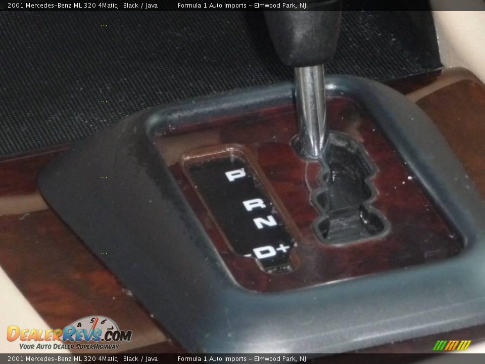 2001 Mercedes-Benz ML 320 4Matic Black / Java Photo #12
