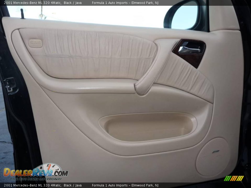 2001 Mercedes-Benz ML 320 4Matic Black / Java Photo #15