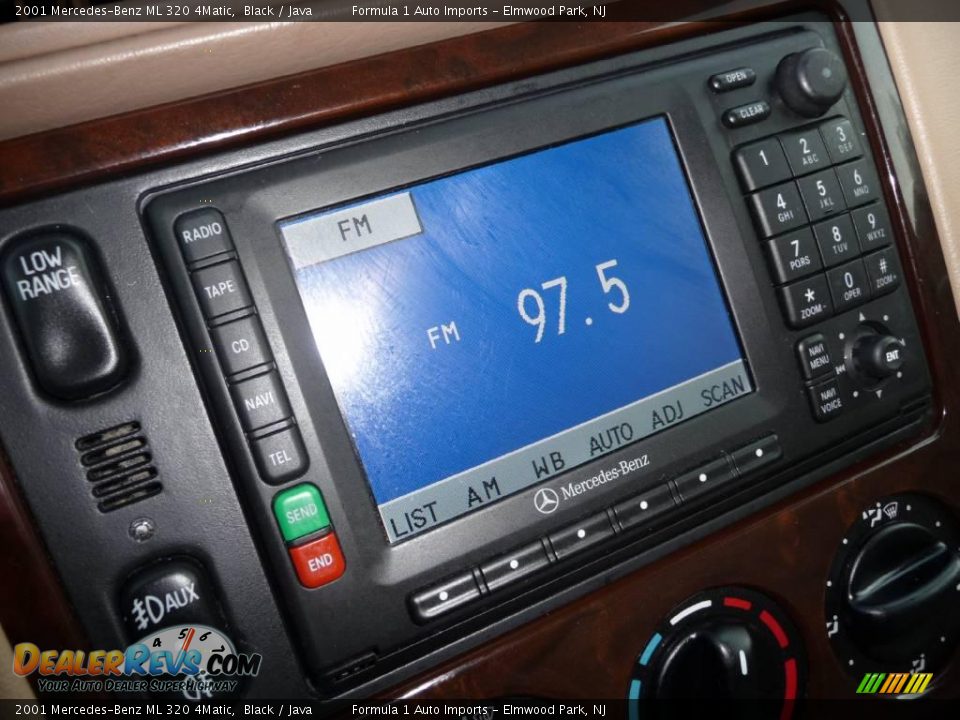 2001 Mercedes-Benz ML 320 4Matic Black / Java Photo #19