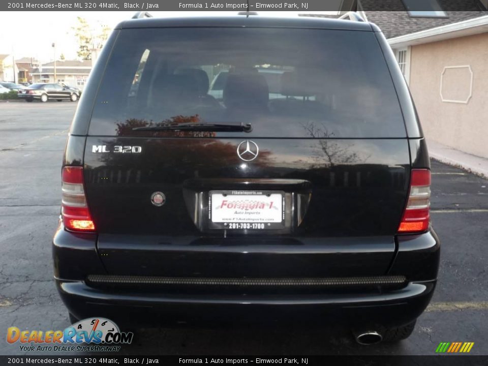 2001 Mercedes-Benz ML 320 4Matic Black / Java Photo #23