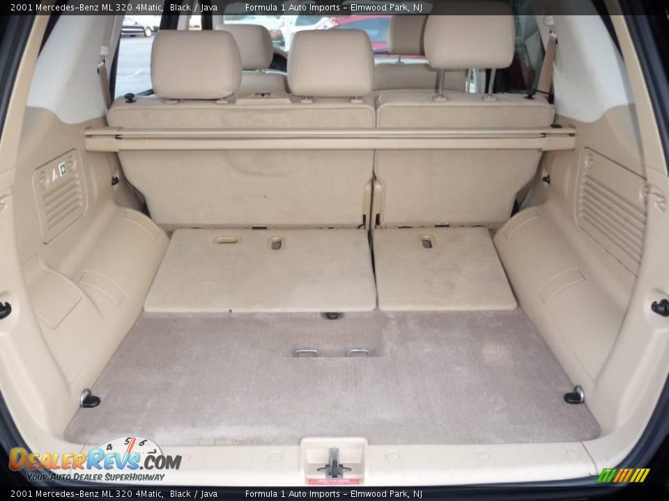 2001 Mercedes-Benz ML 320 4Matic Black / Java Photo #30