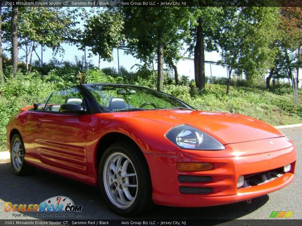 2001 Mitsubishi Eclipse Spyder GT Saronno Red / Black Photo #5