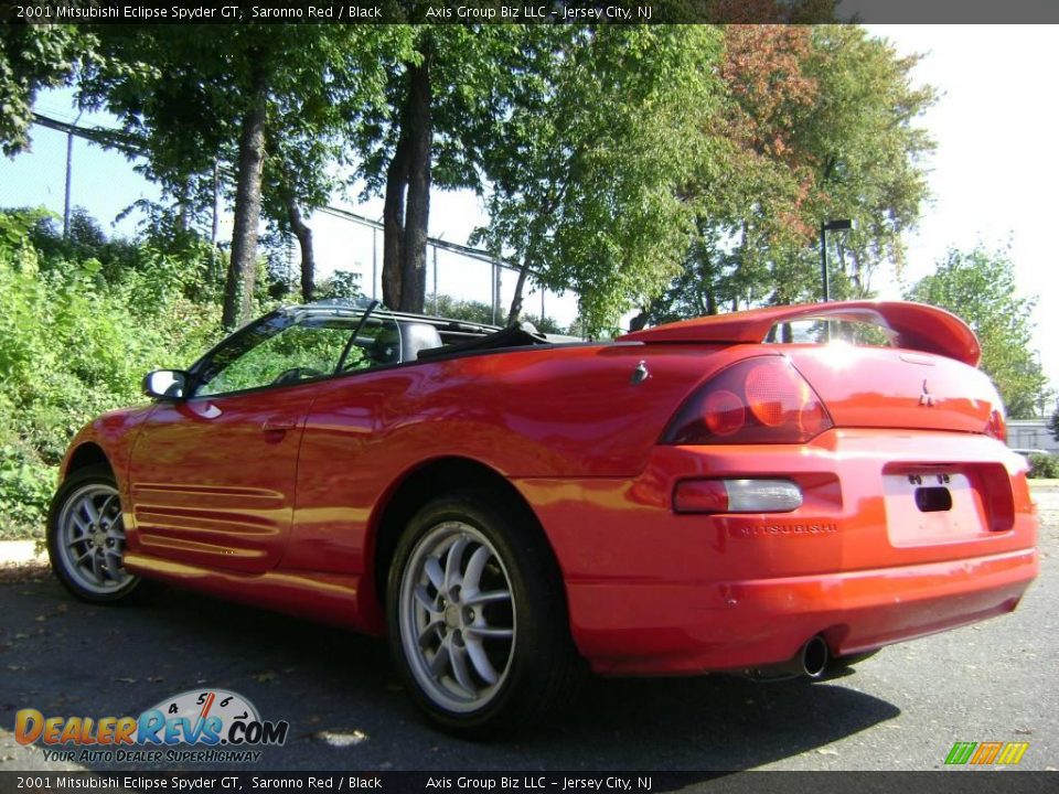 2001 Mitsubishi Eclipse Spyder GT Saronno Red / Black Photo #7