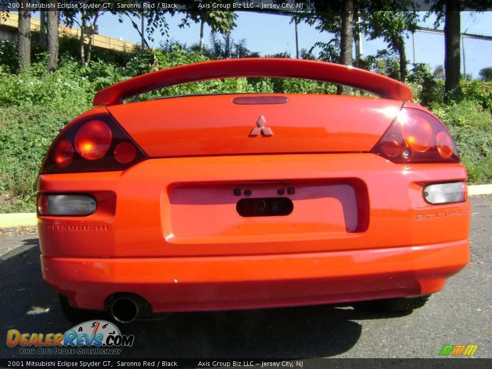 2001 Mitsubishi Eclipse Spyder GT Saronno Red / Black Photo #8