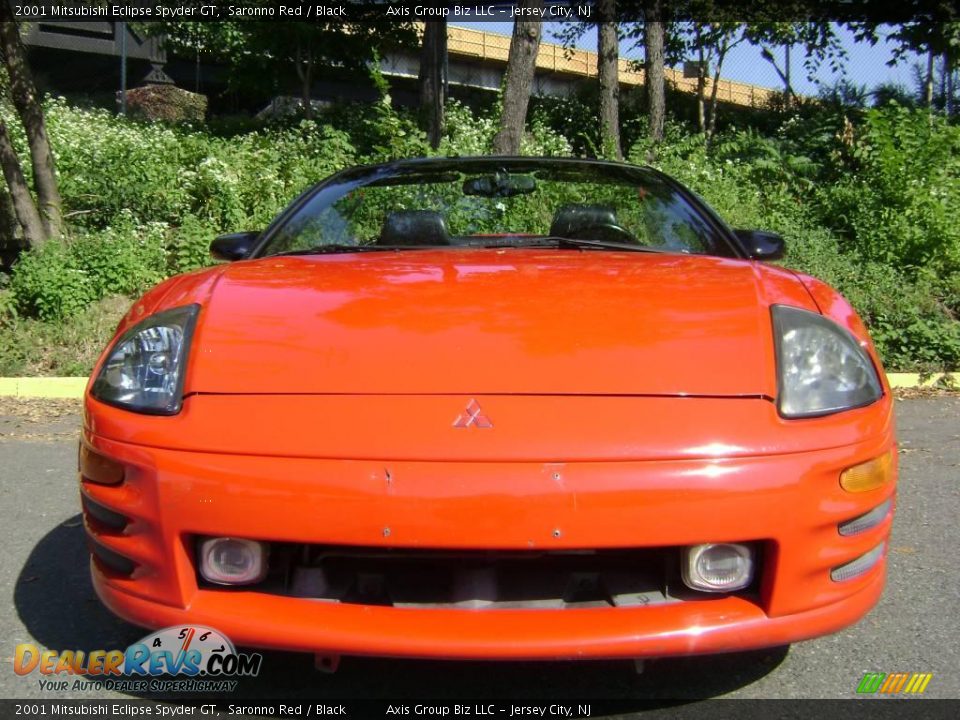 2001 Mitsubishi Eclipse Spyder GT Saronno Red / Black Photo #11