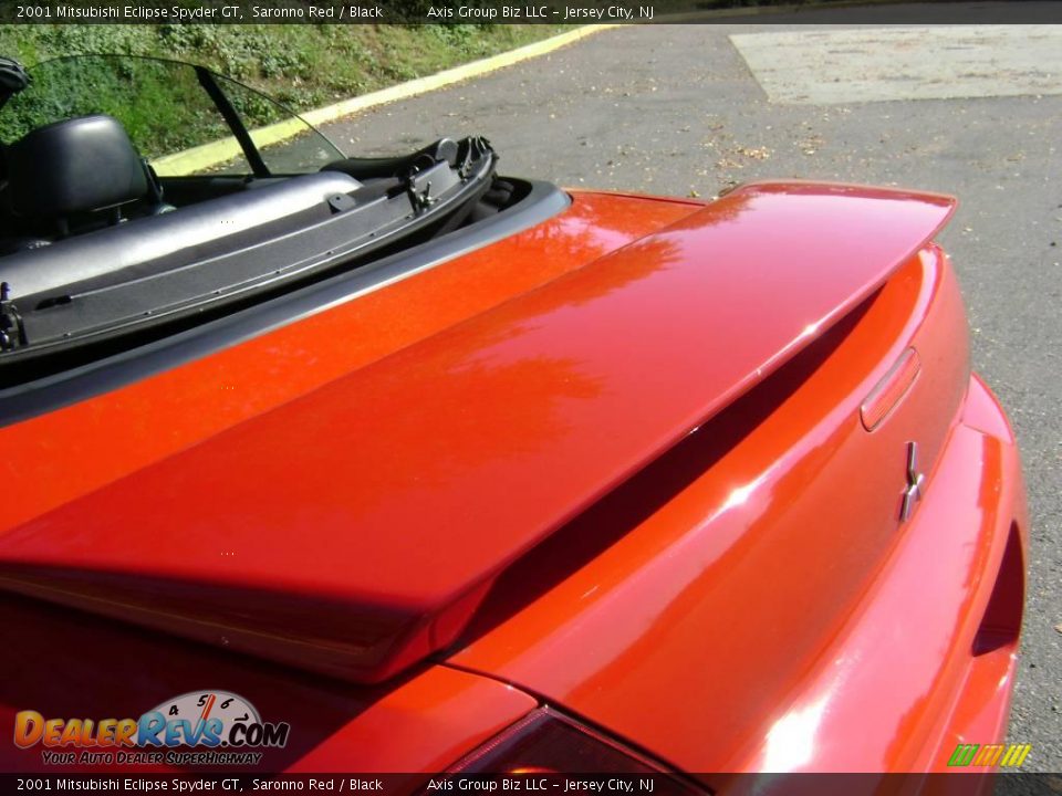2001 Mitsubishi Eclipse Spyder GT Saronno Red / Black Photo #12