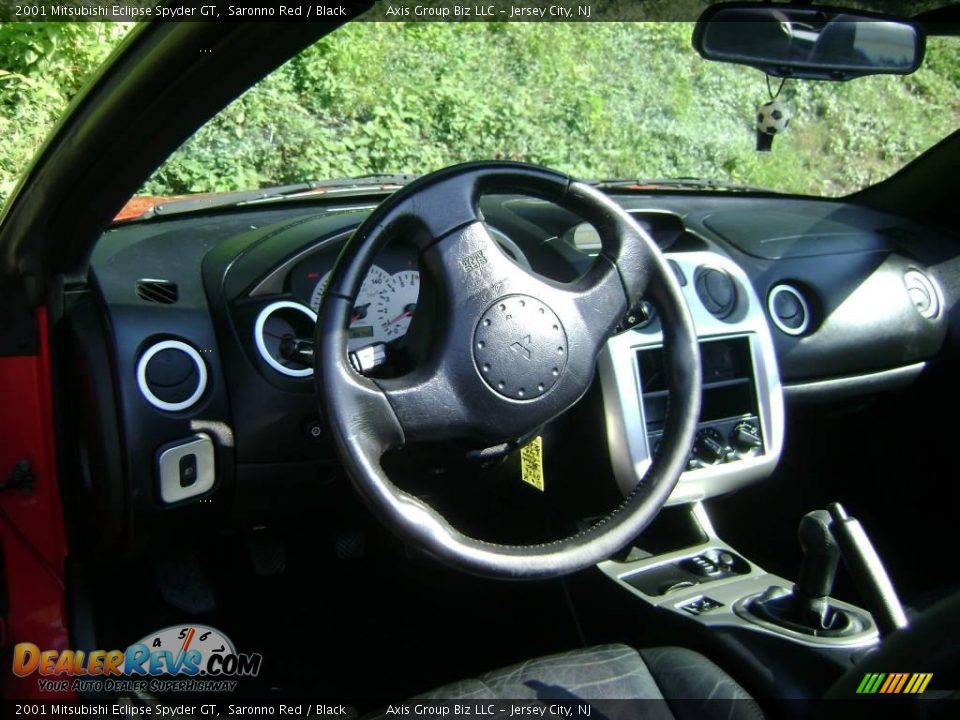 2001 Mitsubishi Eclipse Spyder GT Saronno Red / Black Photo #19