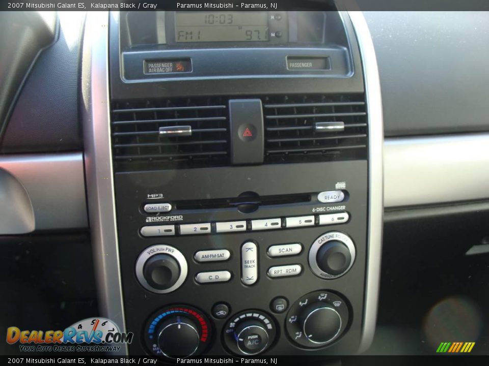 2007 Mitsubishi Galant ES Kalapana Black / Gray Photo #12