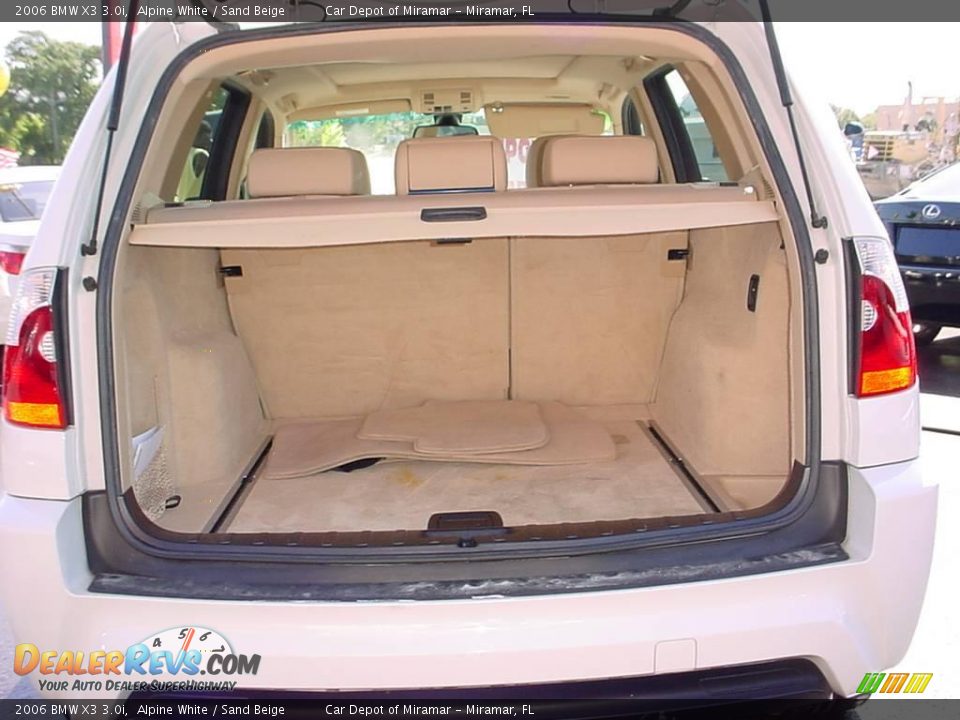 2006 BMW X3 3.0i Alpine White / Sand Beige Photo #5
