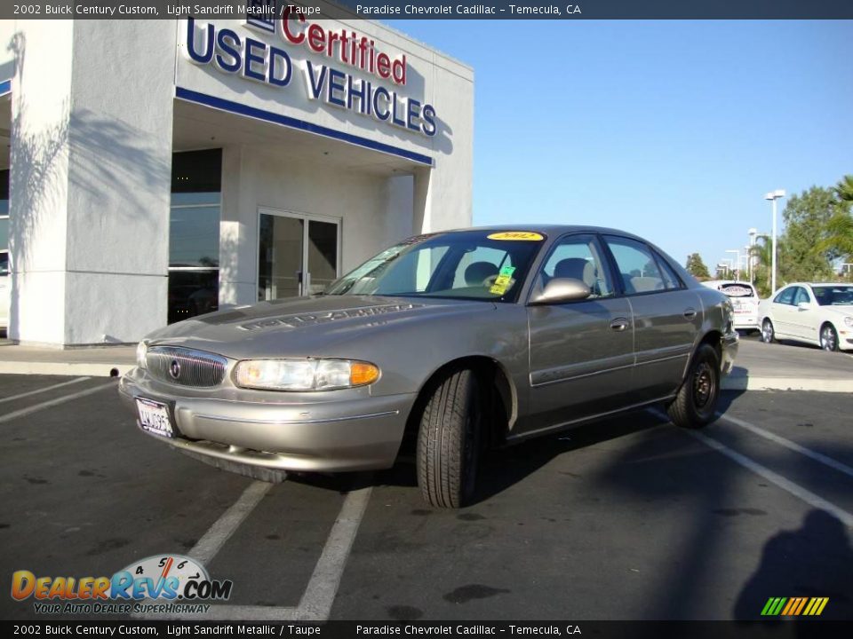 2002 Buick Century Custom Light Sandrift Metallic / Taupe Photo #1