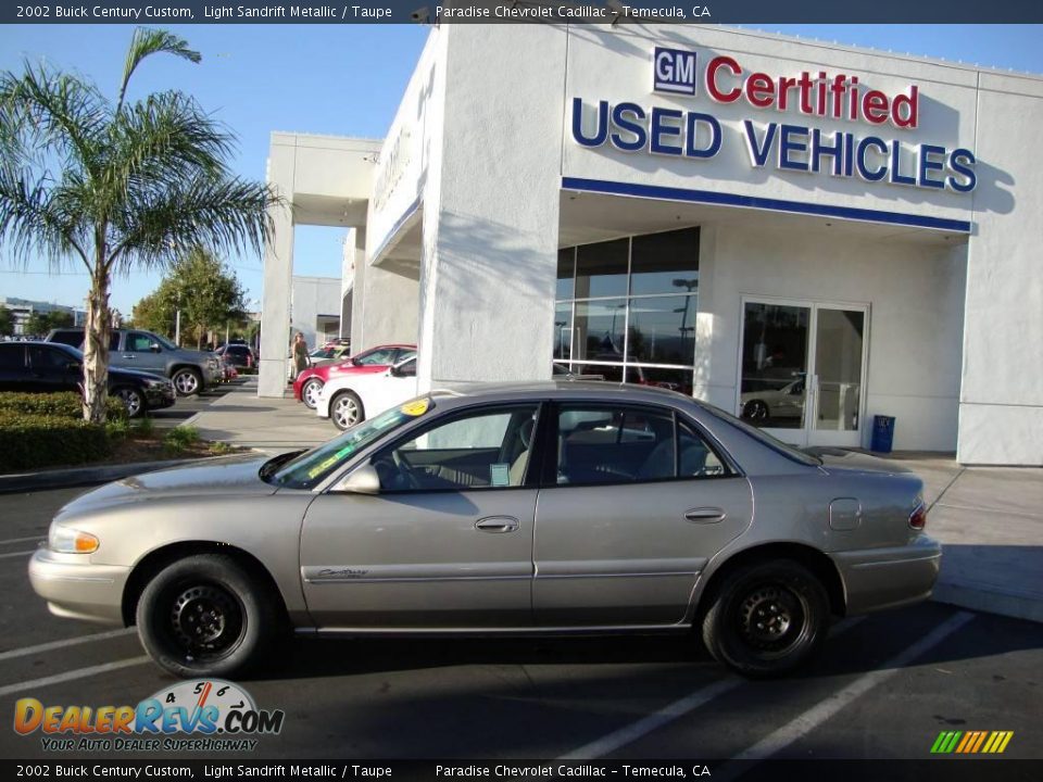 2002 Buick Century Custom Light Sandrift Metallic / Taupe Photo #2