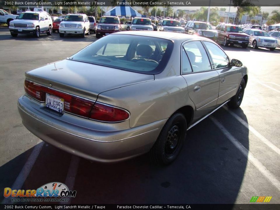 2002 Buick Century Custom Light Sandrift Metallic / Taupe Photo #3