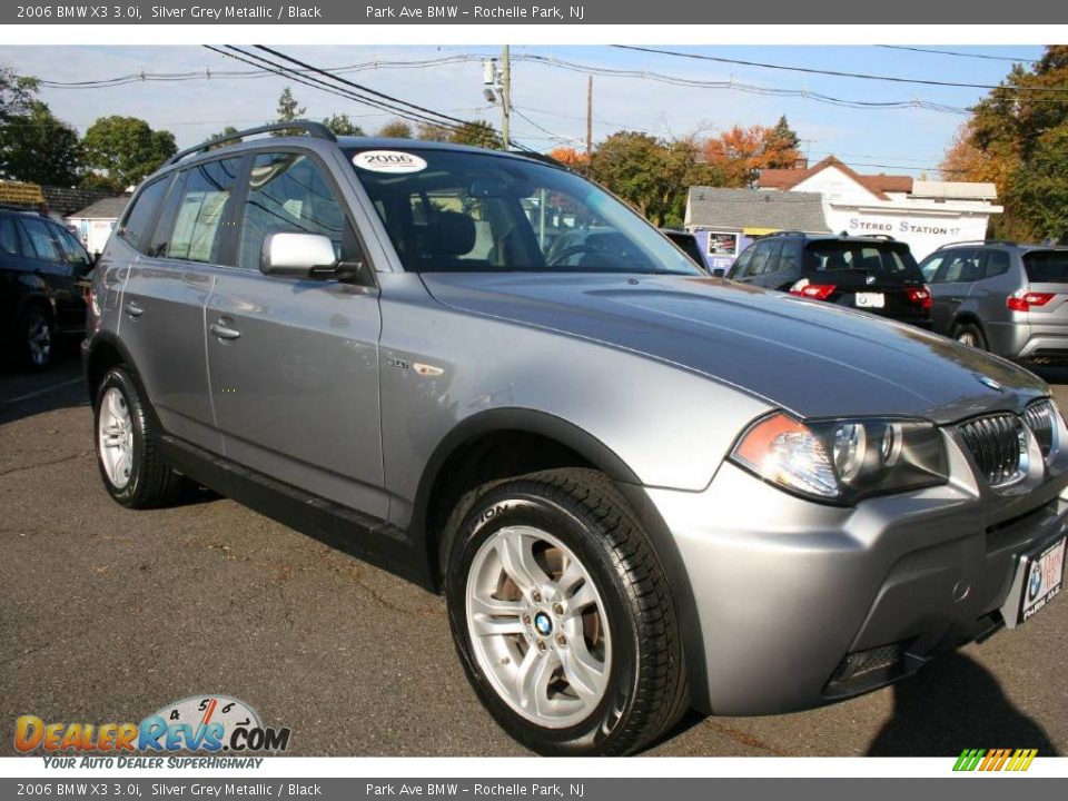 2006 BMW X3 3.0i Silver Grey Metallic / Black Photo #2
