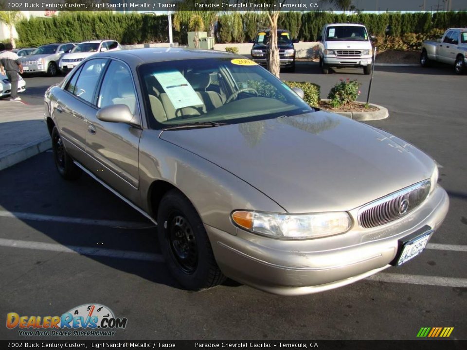 2002 Buick Century Custom Light Sandrift Metallic / Taupe Photo #4