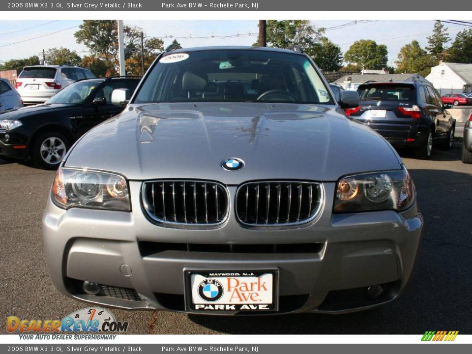 2006 BMW X3 3.0i Silver Grey Metallic / Black Photo #3