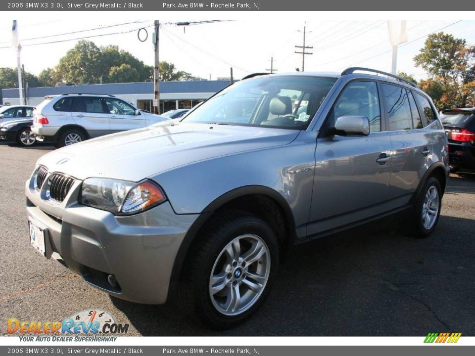 2006 BMW X3 3.0i Silver Grey Metallic / Black Photo #4