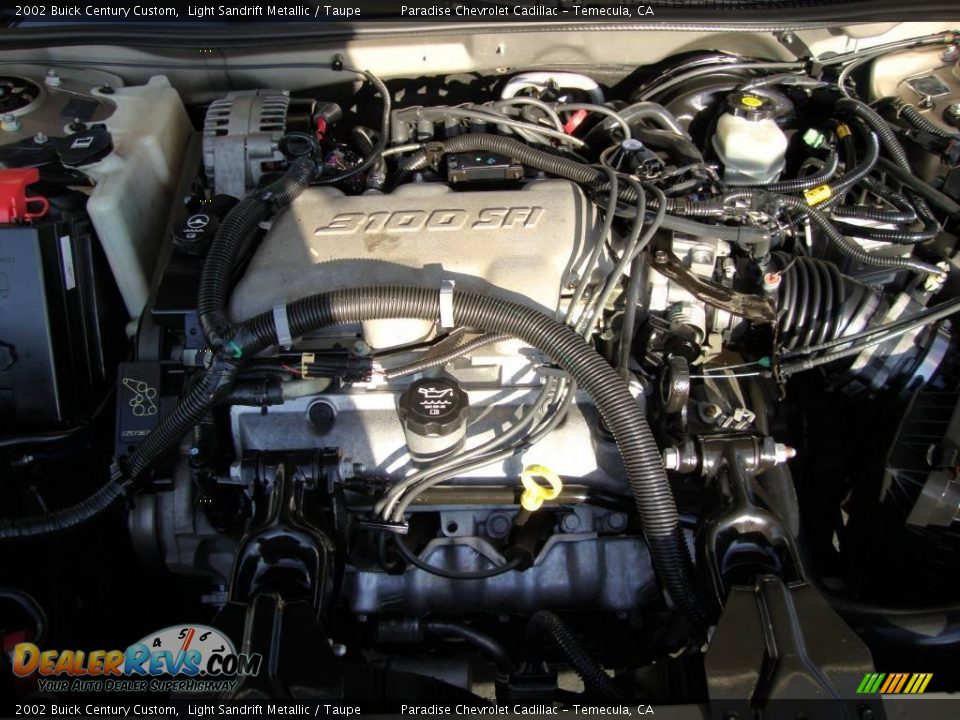 2002 Buick Century Custom Light Sandrift Metallic / Taupe Photo #6