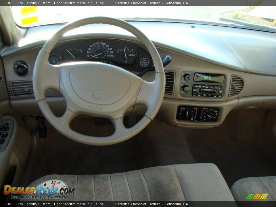 2002 Buick Century Custom Light Sandrift Metallic / Taupe Photo #7