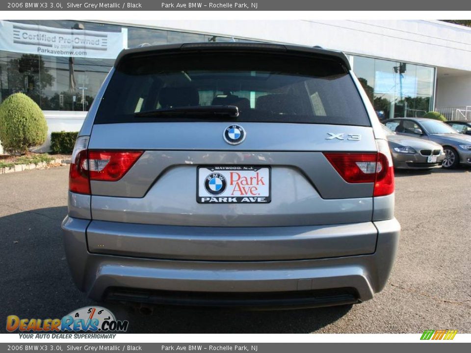 2006 BMW X3 3.0i Silver Grey Metallic / Black Photo #7