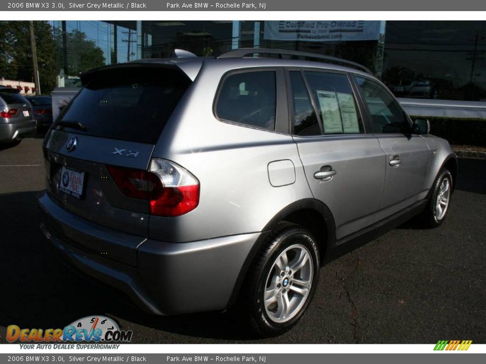 2006 BMW X3 3.0i Silver Grey Metallic / Black Photo #8