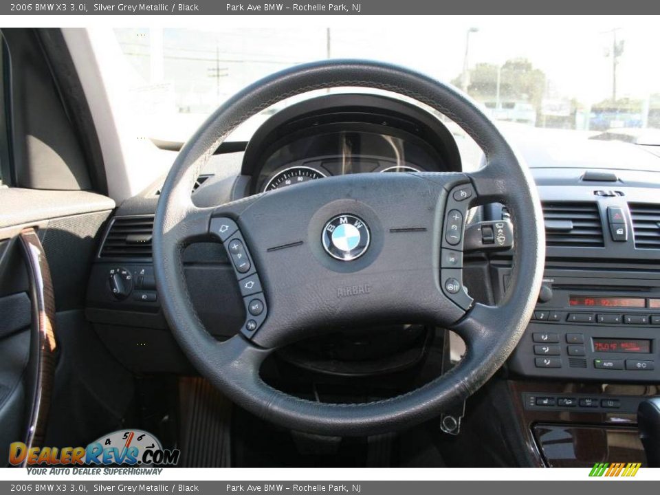 2006 BMW X3 3.0i Silver Grey Metallic / Black Photo #14