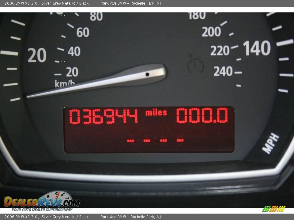 2006 BMW X3 3.0i Silver Grey Metallic / Black Photo #15