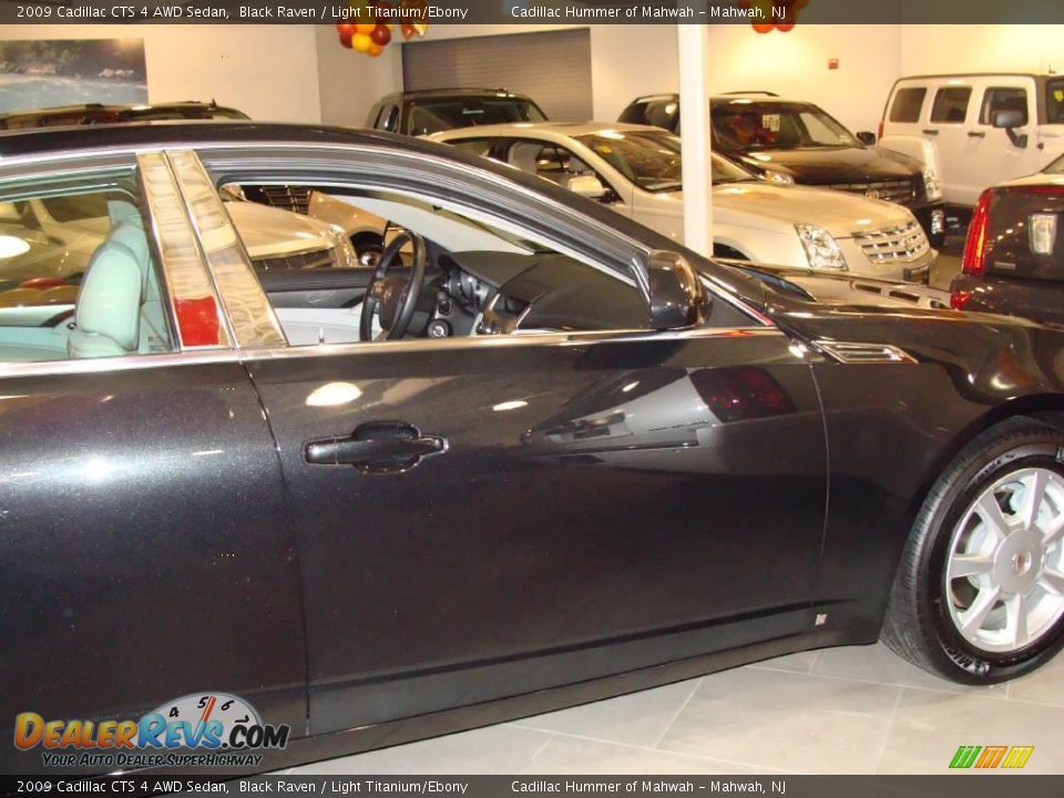 2009 Cadillac CTS 4 AWD Sedan Black Raven / Light Titanium/Ebony Photo #3