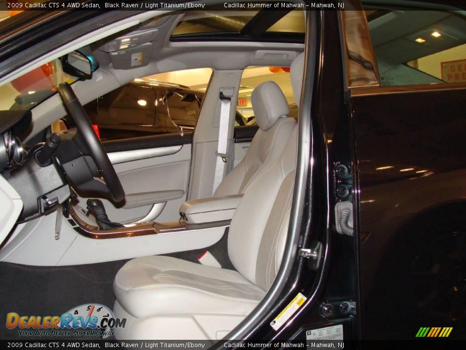 2009 Cadillac CTS 4 AWD Sedan Black Raven / Light Titanium/Ebony Photo #7