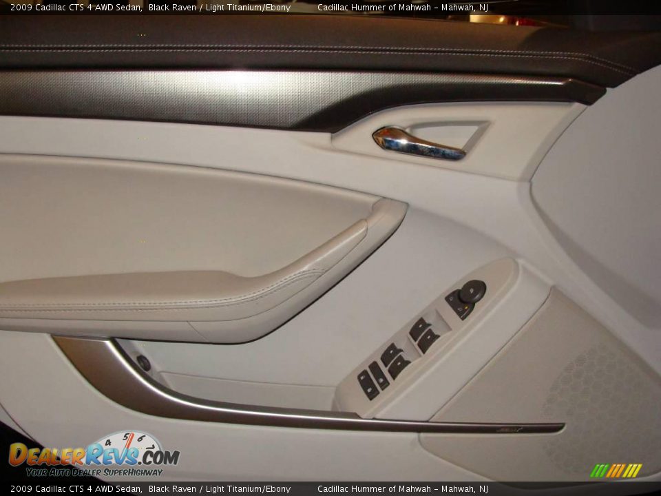 2009 Cadillac CTS 4 AWD Sedan Black Raven / Light Titanium/Ebony Photo #8