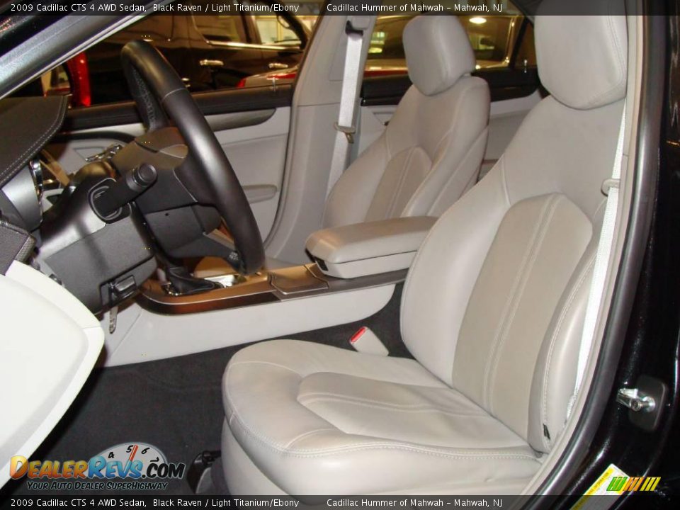 2009 Cadillac CTS 4 AWD Sedan Black Raven / Light Titanium/Ebony Photo #9