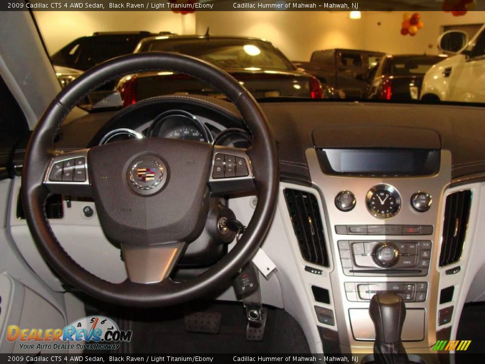 2009 Cadillac CTS 4 AWD Sedan Black Raven / Light Titanium/Ebony Photo #10