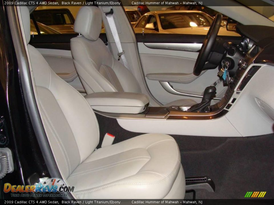 2009 Cadillac CTS 4 AWD Sedan Black Raven / Light Titanium/Ebony Photo #13