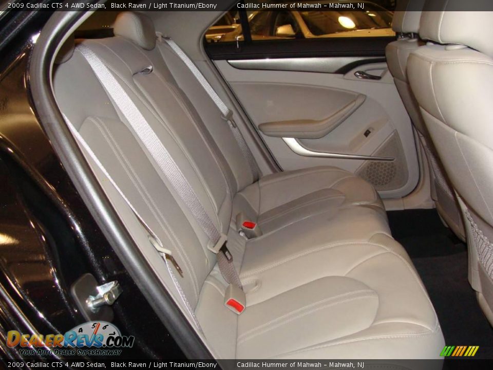 2009 Cadillac CTS 4 AWD Sedan Black Raven / Light Titanium/Ebony Photo #14
