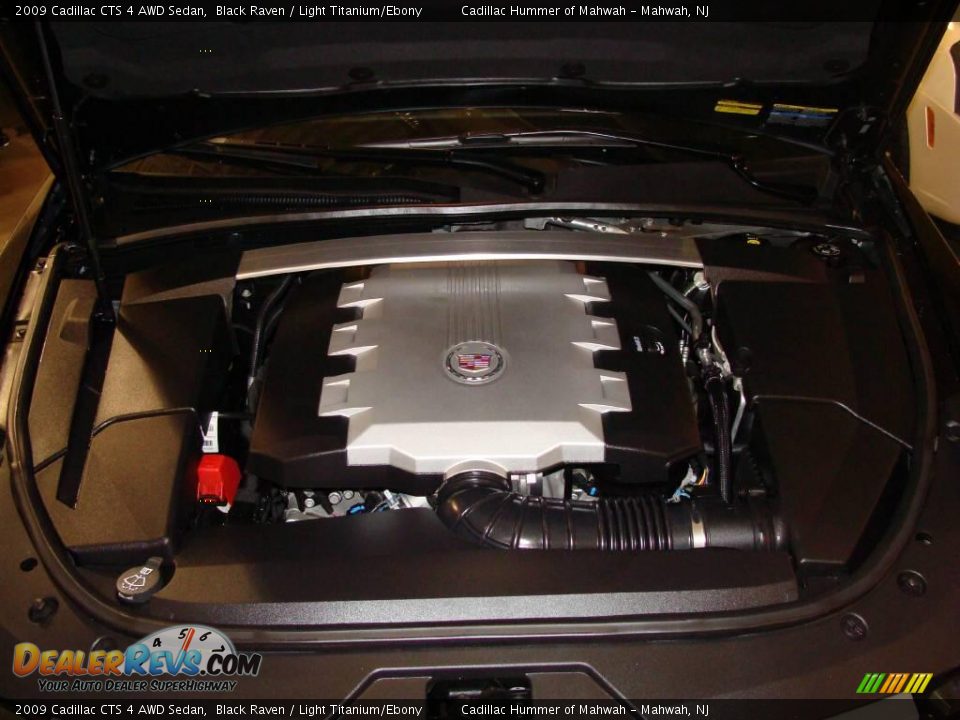 2009 Cadillac CTS 4 AWD Sedan Black Raven / Light Titanium/Ebony Photo #20