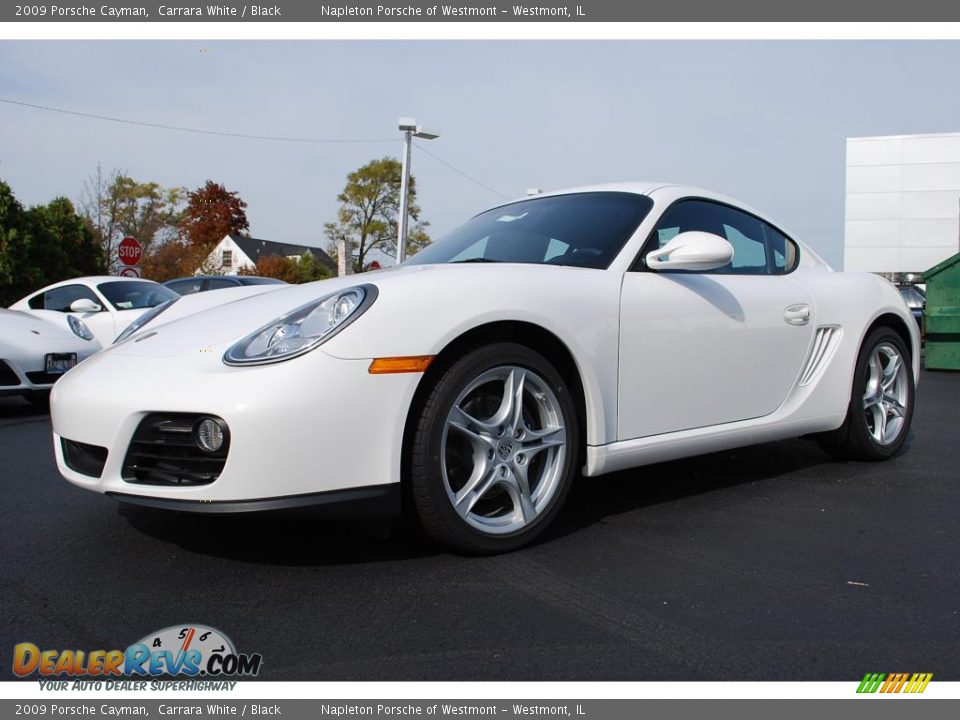 2009 Porsche Cayman Carrara White / Black Photo #1