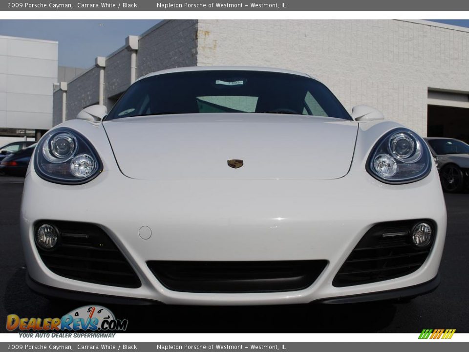 2009 Porsche Cayman Carrara White / Black Photo #2