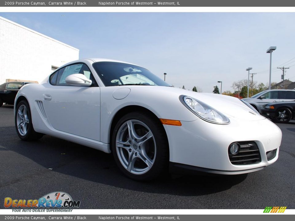 2009 Porsche Cayman Carrara White / Black Photo #3