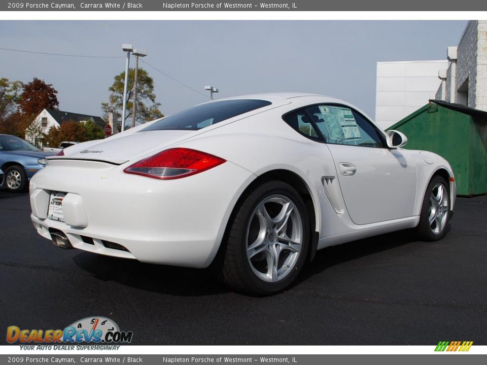 2009 Porsche Cayman Carrara White / Black Photo #5
