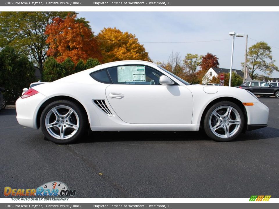 2009 Porsche Cayman Carrara White / Black Photo #6