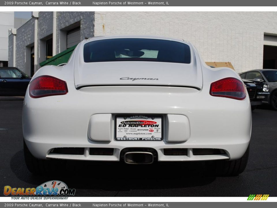 2009 Porsche Cayman Carrara White / Black Photo #7