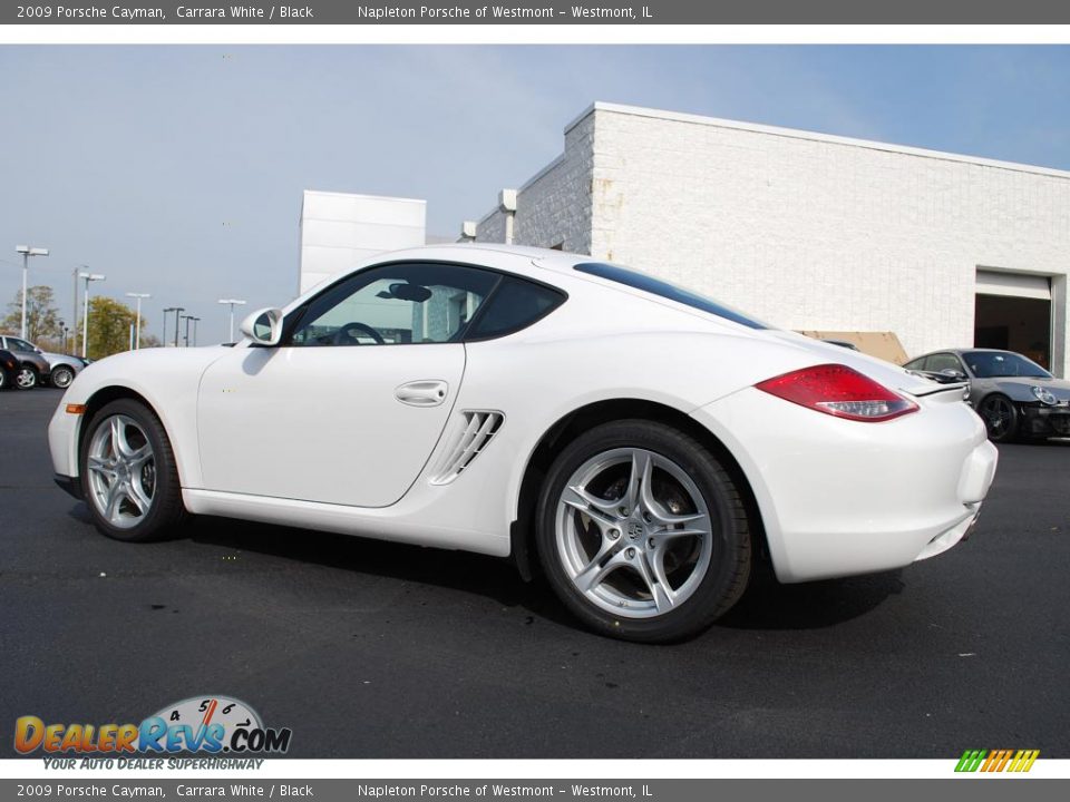 2009 Porsche Cayman Carrara White / Black Photo #8