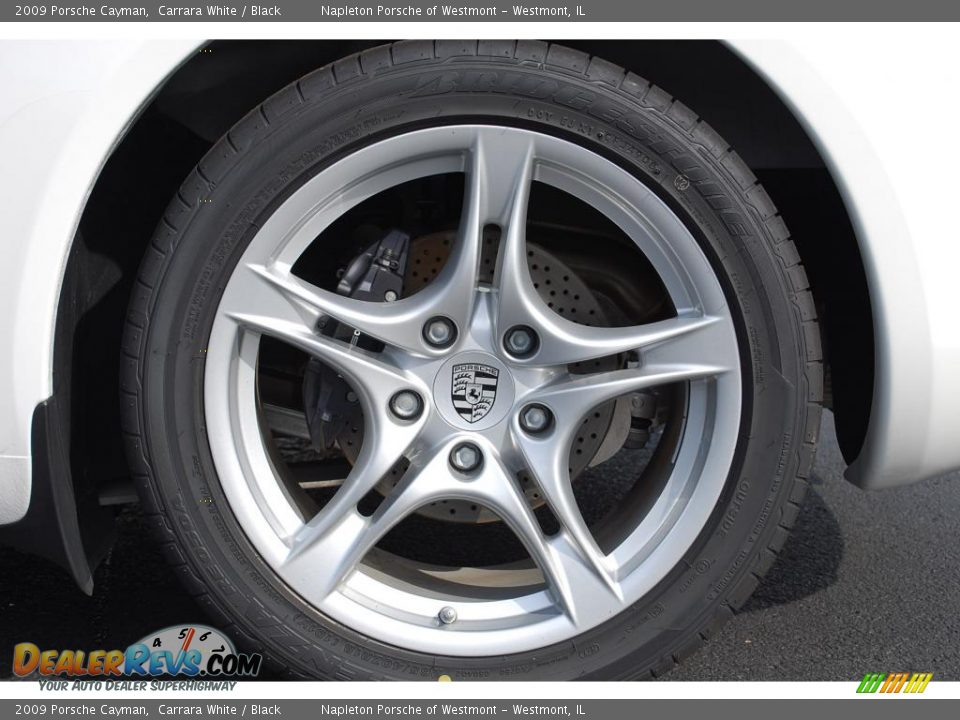 2009 Porsche Cayman Carrara White / Black Photo #9