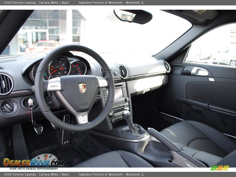 2009 Porsche Cayman Carrara White / Black Photo #10