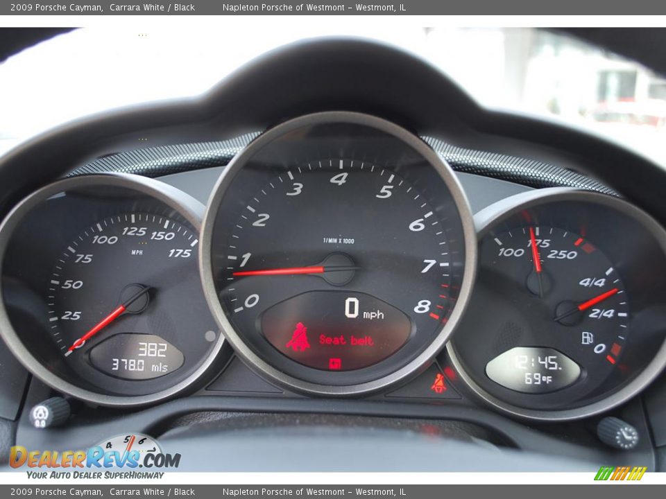 2009 Porsche Cayman Carrara White / Black Photo #11