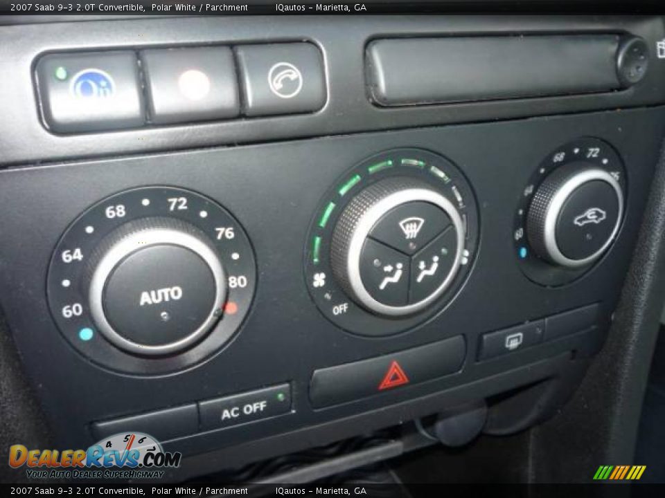 2007 Saab 9-3 2.0T Convertible Polar White / Parchment Photo #22