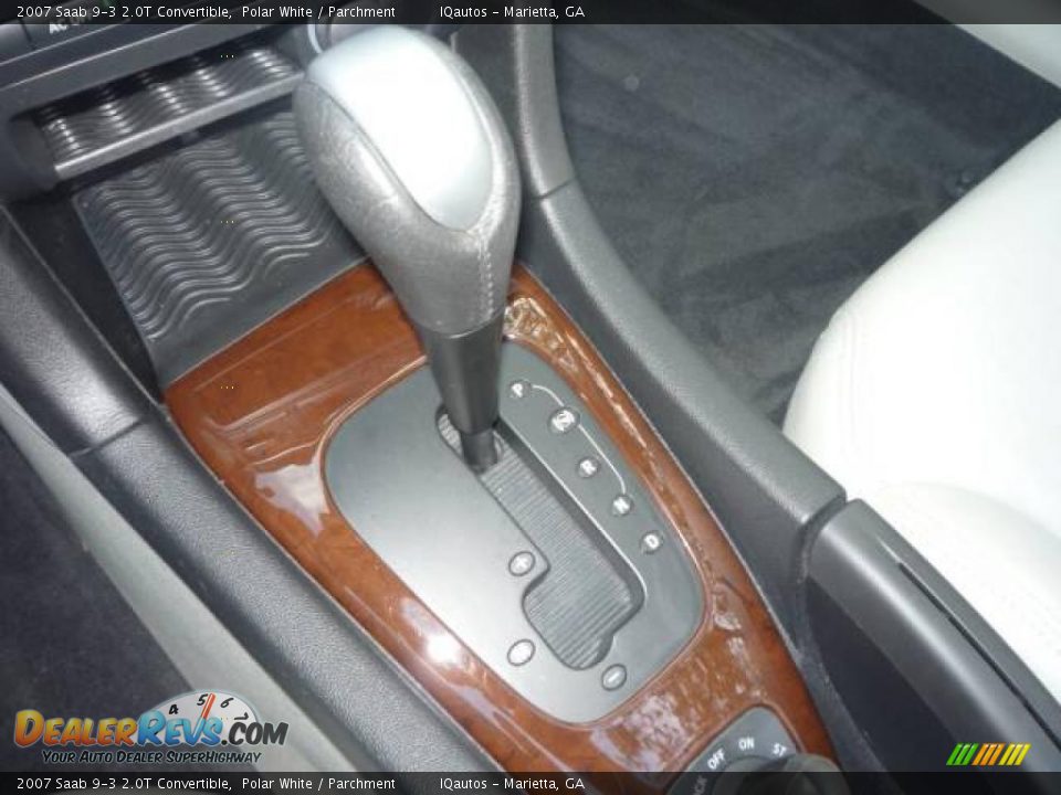 2007 Saab 9-3 2.0T Convertible Polar White / Parchment Photo #23