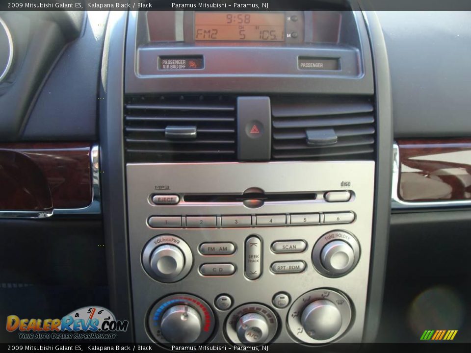 2009 Mitsubishi Galant ES Kalapana Black / Black Photo #12