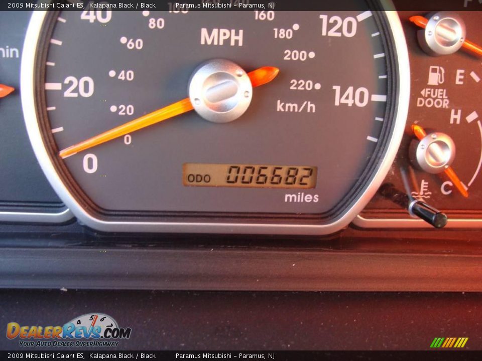 2009 Mitsubishi Galant ES Kalapana Black / Black Photo #14