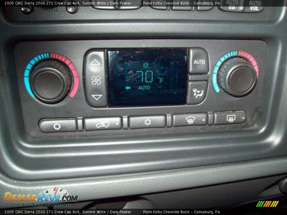 2005 GMC Sierra 1500 Z71 Crew Cab 4x4 Summit White / Dark Pewter Photo #20
