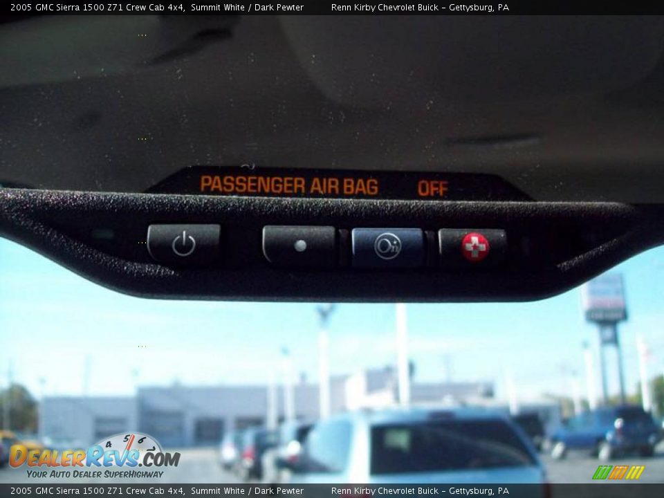 2005 GMC Sierra 1500 Z71 Crew Cab 4x4 Summit White / Dark Pewter Photo #22